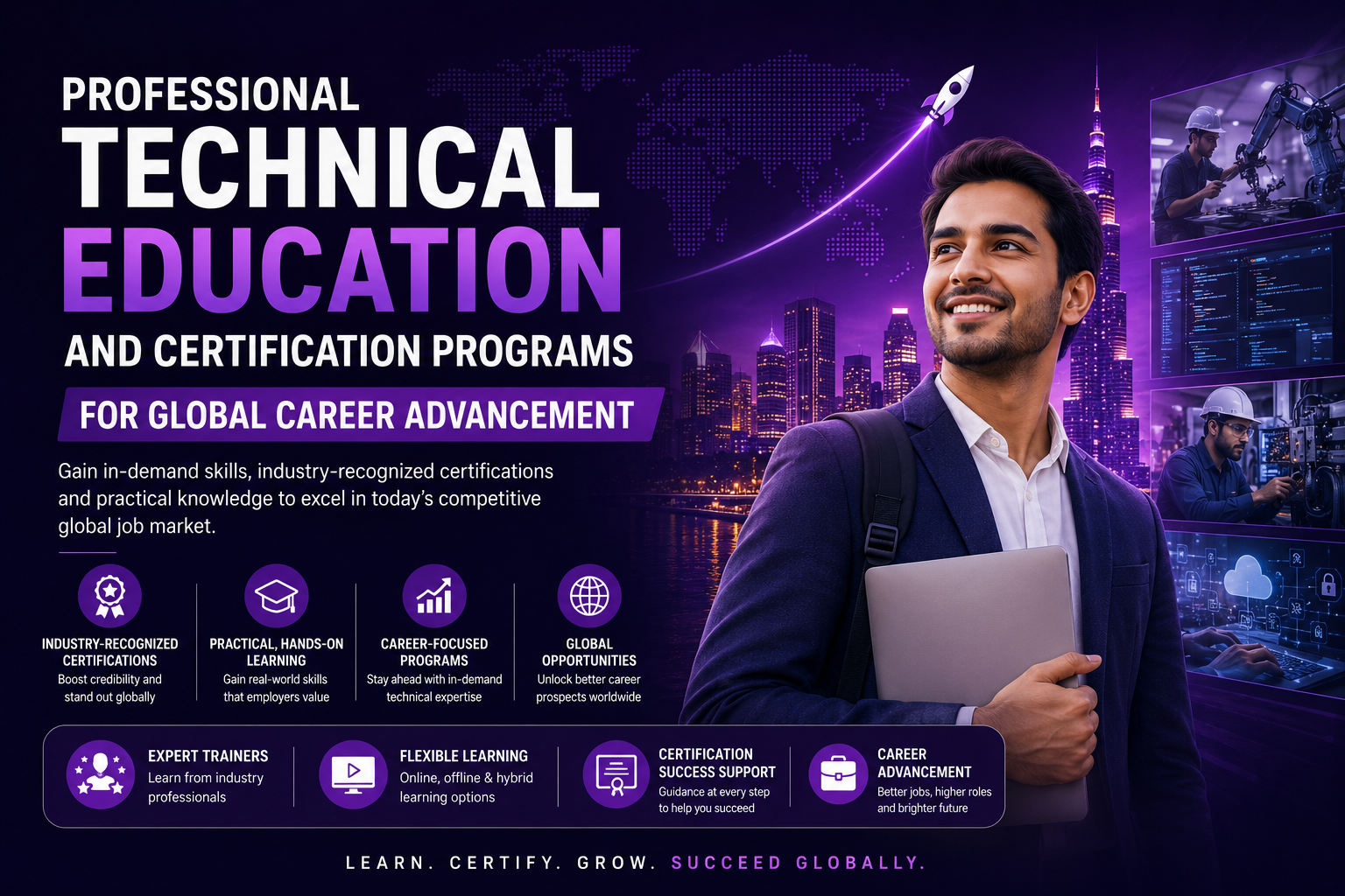 Professional Technical Education and Certification Programs for Global Career Advancement